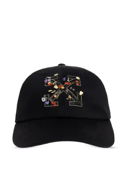 Off-White: Кепка с растительным принтом 
