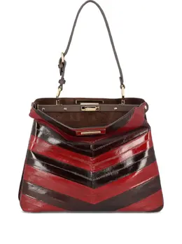 FENDI: Тёмная сумка  Peekaboo