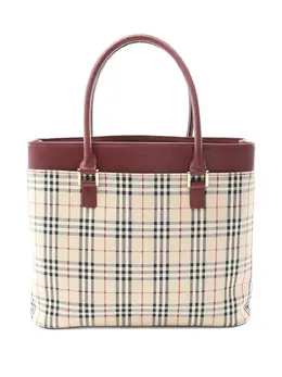 Burberry Pre-Owned: Светлая сумка-шоппер 