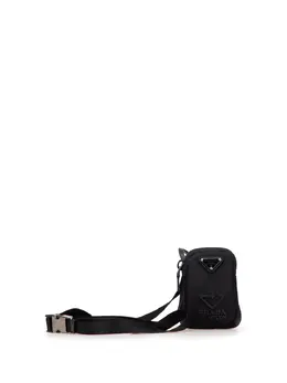 Prada Pre-Owned: Чёрная сумка через плечо 