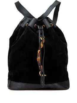 Gucci Pre-Owned: Чёрный рюкзак 