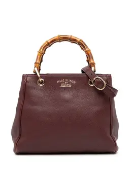 Gucci Pre-Owned: Фиолетовая сумка-шоппер 