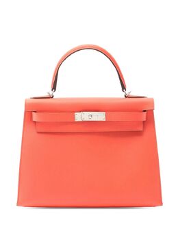 Hermès Pre-Owned: Оранжевая сумка 