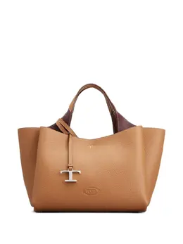Tod's: Светлая сумка-шоппер  T