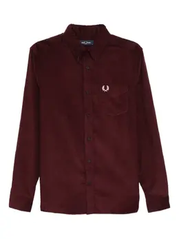Fred Perry: Бордовая рубашка 