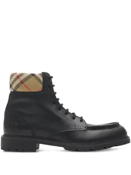 Burberry: Чёрные ботинки 