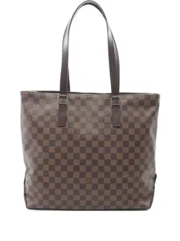 Louis Vuitton Pre-Owned: Коричневая сумка-шоппер 