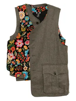 Comme des Garçons Homme Plus: Жилет с растительным принтом 
