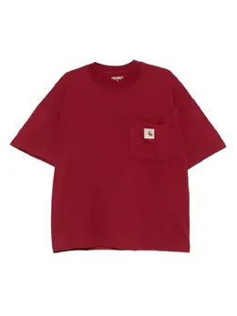Carhartt WIP: Тёмная футболка 