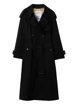 Burberry: Двубортный плащ 