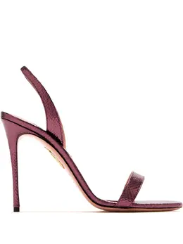 Aquazzura: Красные сандалии 