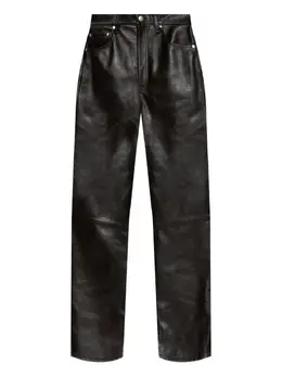 rag & bone: Кожаные брюки 