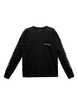 Chrome Hearts: Чёрная футболка 
