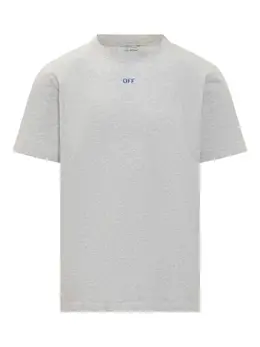 Off-White: Футболка с принтом 