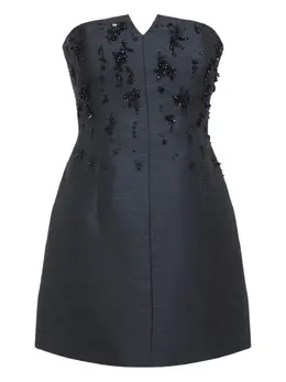 Alberta Ferretti: Платье со стразами 