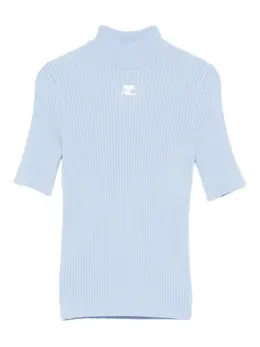 Courrèges: Светлый топ 