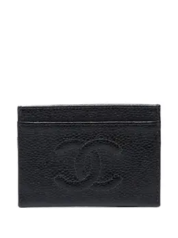 CHANEL Pre-Owned: Чёрный картхолдер 
