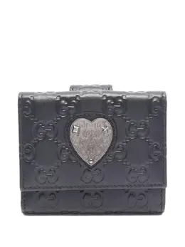 Gucci Pre-Owned: Чёрный кошелёк 
