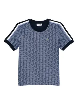Lacoste: Синяя футболка 