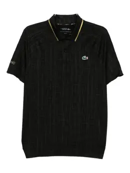 Lacoste: Чёрное поло  Djokovic