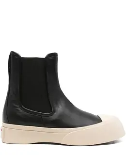 Marni: Чёрные ботинки 