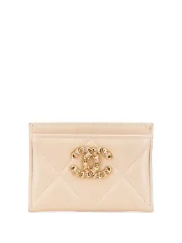 CHANEL Pre-Owned: Коричневый картхолдер 
