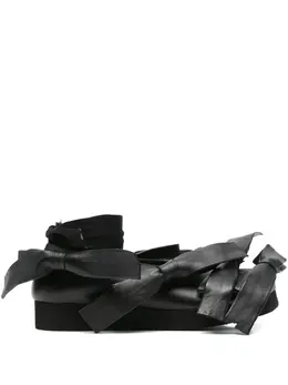 Comme Des Garçons: Чёрные туфли 
