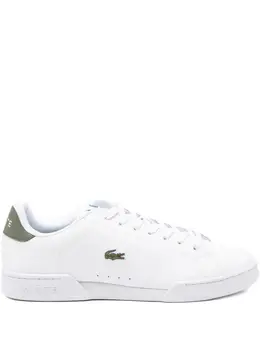 Lacoste: Белые кроссовки 