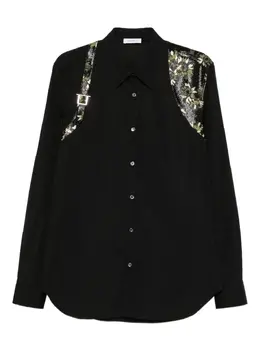 Alexander McQueen: Жаккардовая рубашка  Harness