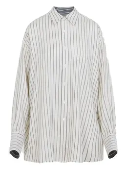 Carven: Рубашка в полоску 
