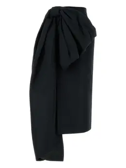 Givenchy: Драпированная юбка 