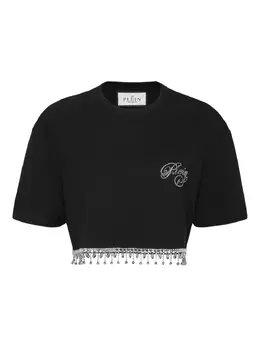 Philipp Plein: Чёрная футболка  Signature