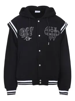 Off-White: Куртка с капюшоном 
