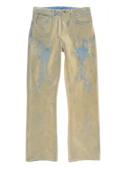 Acne Studios: Бежевые джинсы 