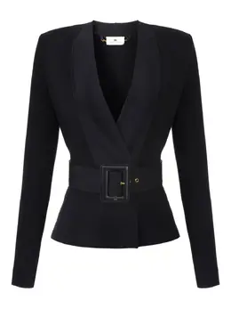 Elisabetta Franchi: Чёрный жакет 