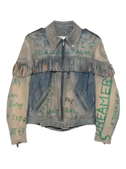 Golden Goose: Кожаная куртка 