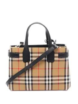Burberry Pre-Owned: Бежевая сумка 