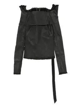 Rick Owens DRKSHDW: Чёрная блуза 