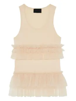 Simone Rocha: Майка из фатина 