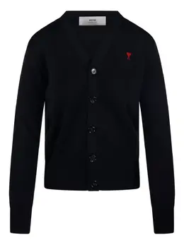 AMI Paris: Чёрный кардиган  Ami de Cœur
