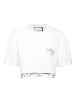 Philipp Plein: Белая футболка  Signature