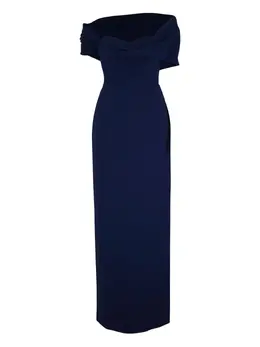 Carolina Herrera: Платье с открытыми плечами 
