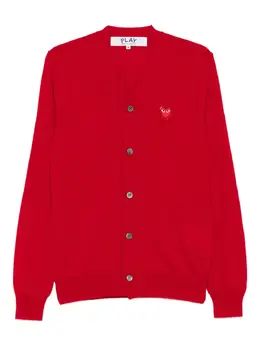 Comme Des Garçons Play: Красный кардиган 