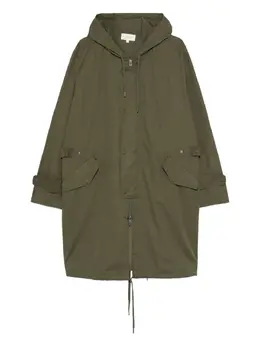 Officine Generale: Пальто с капюшоном 