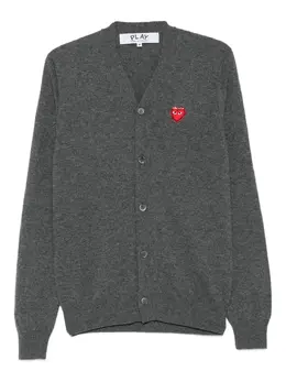 Comme Des Garçons Play: Кардиган  Heart с v-образным вырезом