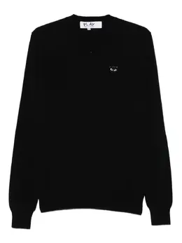 Comme Des Garçons Play: Чёрный свитер 