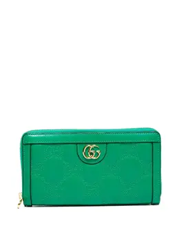 Gucci Pre-Owned: Зелёный кошелёк 