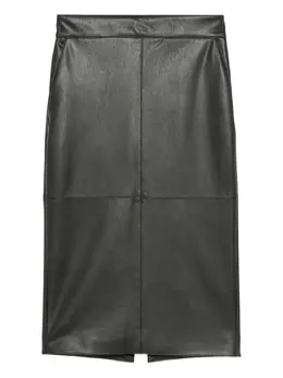 Elisabetta Franchi: Кожаная юбка 