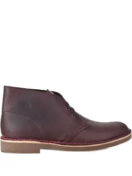 Clarks Originals: Бордовые ботинки 