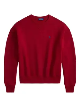 Polo Ralph Lauren: Красный свитшот 